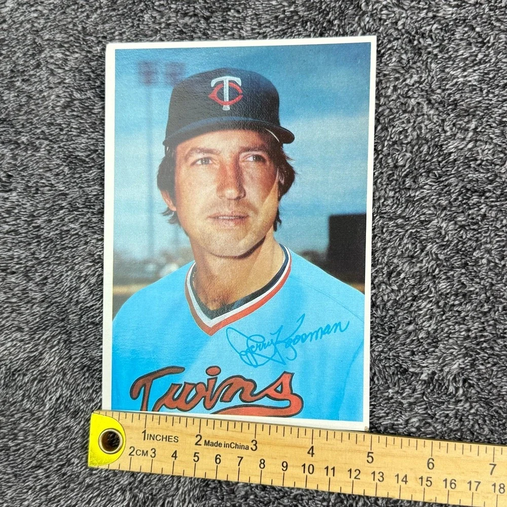 1980 Topps Jerry Koosman Minnesota Twins Baseball Card 38 of 60 5x7 Photo